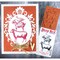Deep Red Stamps Barn Animal Stack Rubber Cling Stamp 2.1 x 3.2 inches